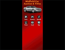 Tablet Screenshot of midfieldcarauctions.com